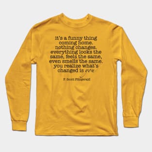 Coming Home by Fitzgerald Long Sleeve T-Shirt